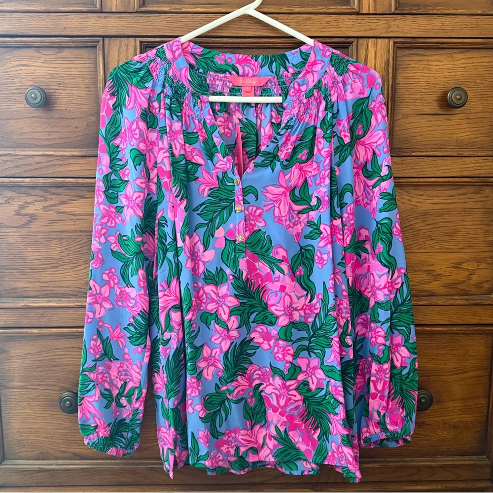 NWT, Small, Lilly Pulitzer Elsa Blouse